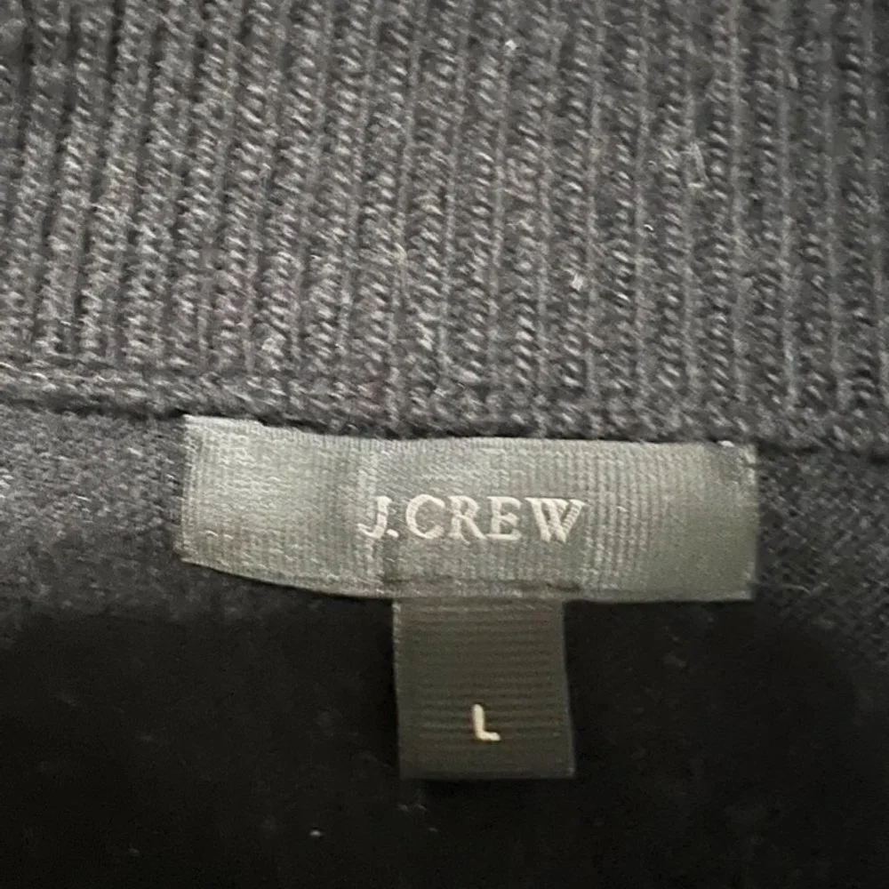 J. Crew boxy oversized black sweater L